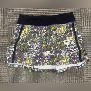 lululemon athletica Multicolor Pace Rival II Skirt Sz 6